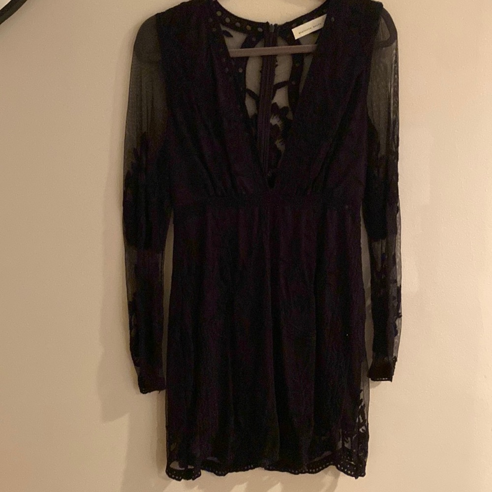Short formal black dress